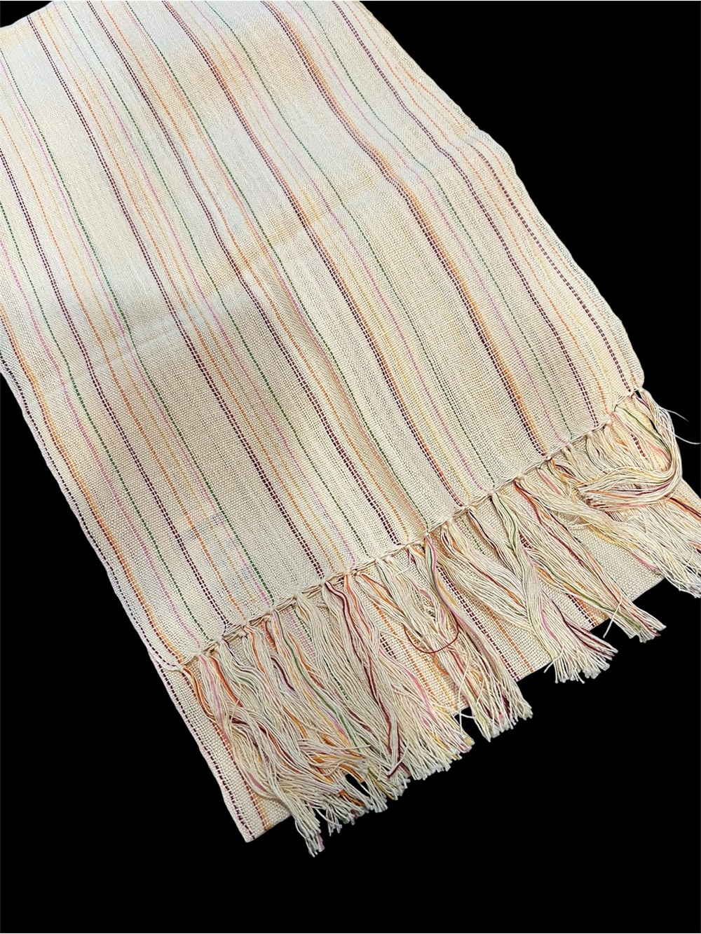 Handwoven Yellow Table Runner